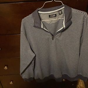 Men’s XXL Chaps 1/4 zip long sleeve shirt in excellent condition no stains/holes